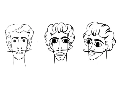 Famous artist child illustration dali graphic design illustration magazine illustration man procreate