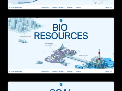 INFRA Technology Group 3d animation biomass carbon coal energy fuel gas illustration interface isometric motion graphics nanotechnology oil redis tech company technology web design web development website navigation