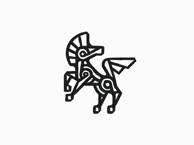 Creature logomark design idea sketching - Created by 3d animal animal logo animation branding design graphic design horse horse logo horse logo design illustration logo logo design logo designer logodesign minimalist logo minimalist logo design motion graphics ui