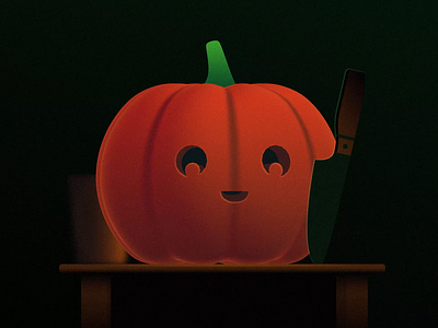 Halloween 3d animation character digital folioart halloween illustration peter henderson pumpkin