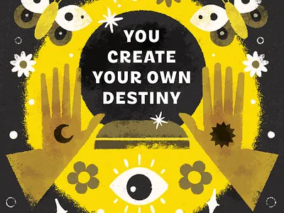 crystal ball butterfly crystal ball destiny eye flower hand hands moon mystical quote sparkles stars sun third eye