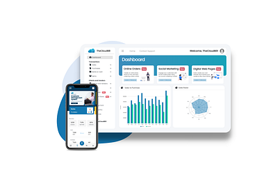TheCloudBill™ - Billing & Accounting Web App & Mobile App design mobile app design mobile application ui ux website design