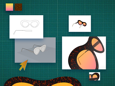 Eyes on you 3d 3d modeling accessories fashion keyshot product design rhino sun glasses sunglasses