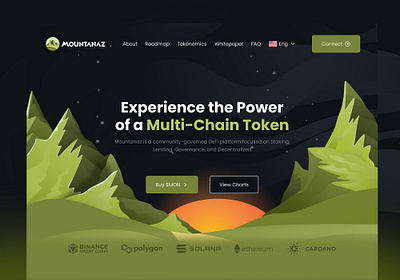 Mountanaz Hero Section affinitydesigner animation branding design graphic design illustration illustrator logo ui ux vector