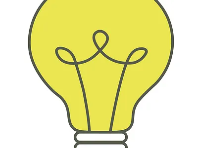 bulb illustration bulb design graphic design graphicdesign illustration ui