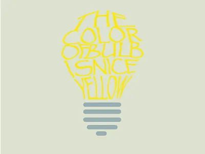 bulb typography adobe illustrator branding design graphic design graphicdesign illustration logo typography ui ux vector