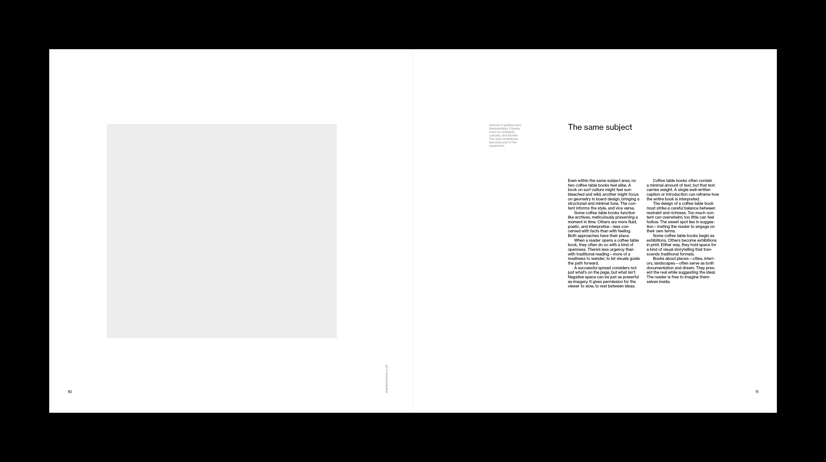 Coffee Table Book Grid System for InDesign | Sans by Stephen Kelman on ...