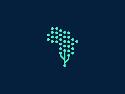 Africa Technologies Logo africa branding logo logodesign logofolio technology vector