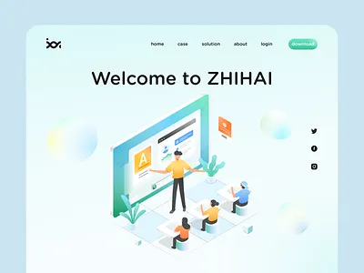 education web education illustration web