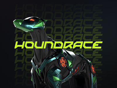 Houndrace — NFT gaming platform bladerunner cyber dark theme enterprise futuristic game interface gaming navigation nft nft gaming races saas spreadsheet table ui ux web