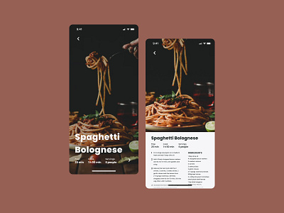 Daily UI :: 040 - Recipe app branding cook cooking cooking app daily ui 039 daily ui 39 dailyui dailyui 039 dailyui 39 dailyui039 dailyui39 design minimal recipe recipe app ui ux web