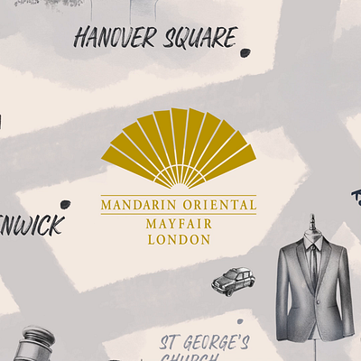 Mandarin Oriental Map of Mayfair animation creative design graphic design handdrawn illustration london