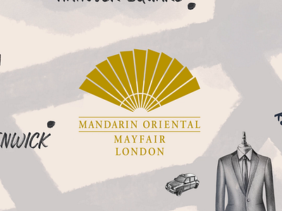 Mandarin Oriental Map of Mayfair animation creative design graphic design handdrawn illustration london