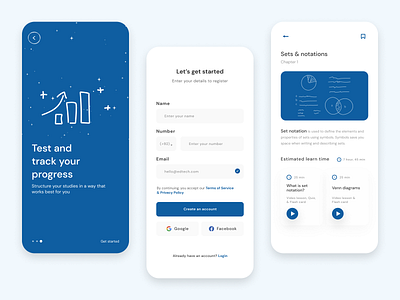 learning app: the concept app app design graphic design mobile app ui uiux ux