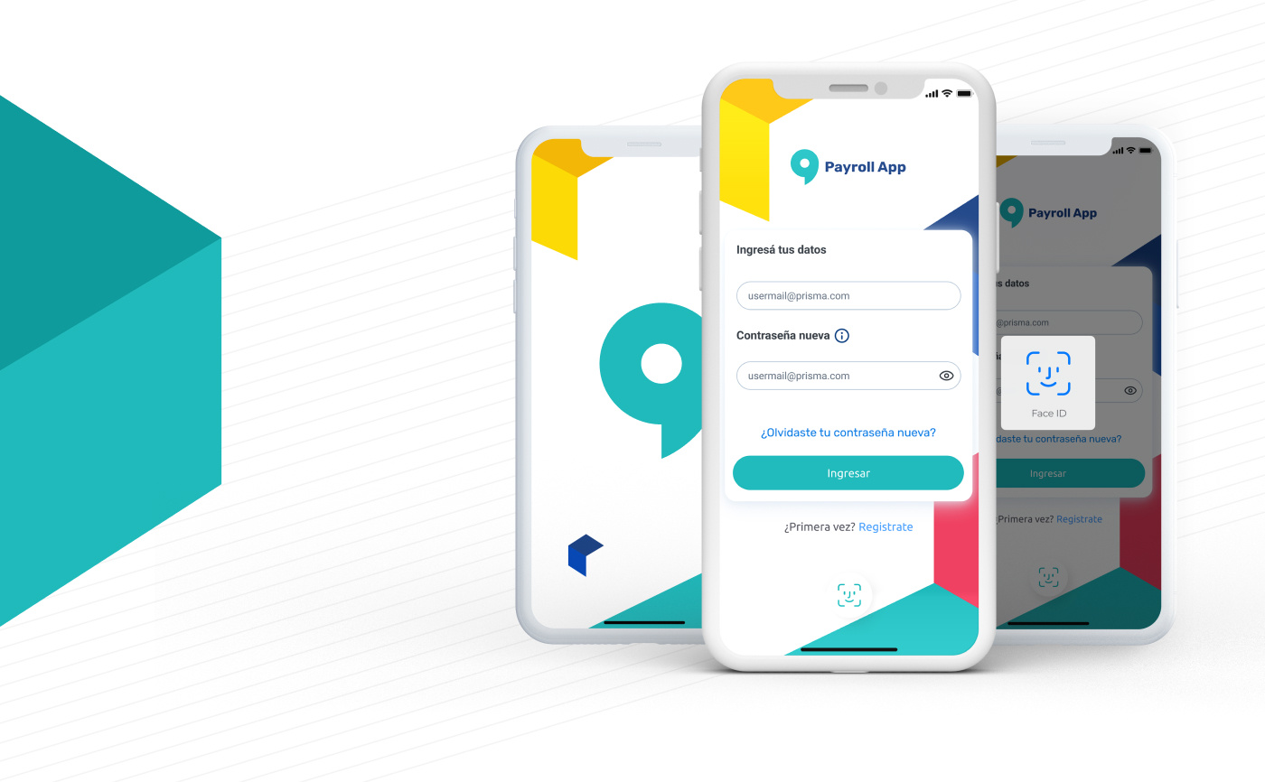 Payroll Wallet Showcase app clean design ios mobile payroll ui ux wallet