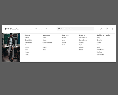 Daily UI 27 - Dropdown design ui website