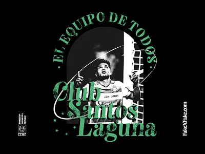 EL MUDO club santos laguna design fakexfake football futbol liga mx merch mexico premier league santos shirt soccer sports torreon