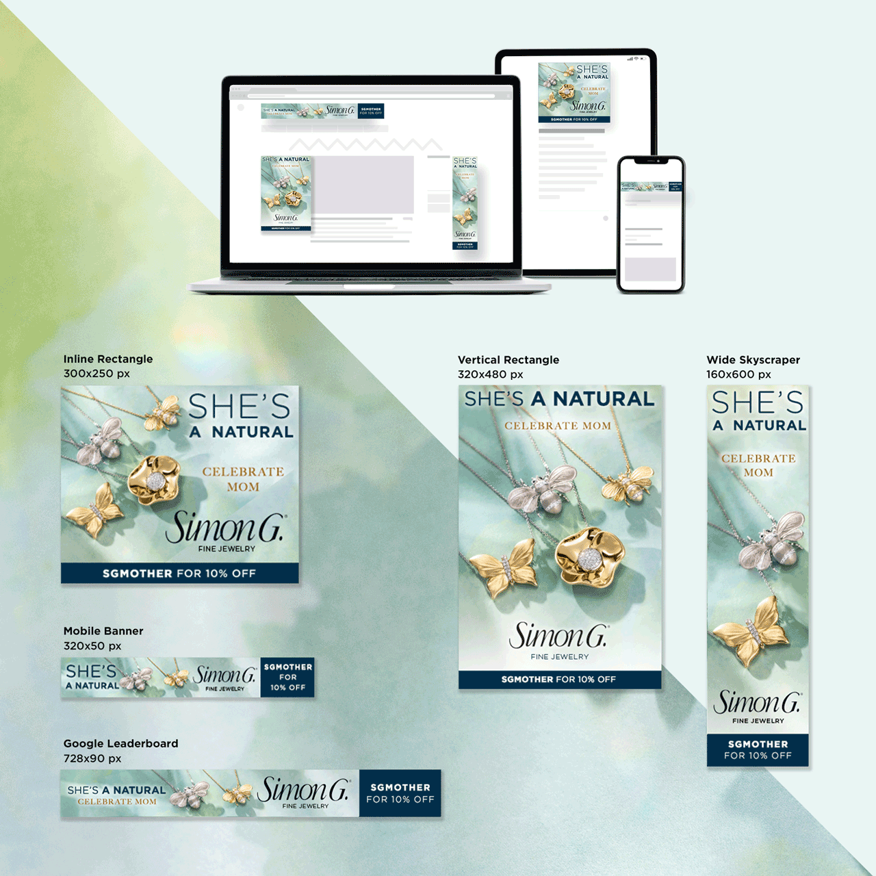 Mother's Day Web Banners cta digital banner gif graphic design web banner