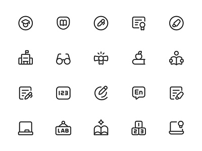 Myicons✨ — School, Learning vector line icons pack design system figma figma icons flat icons icon design icon pack icons icons design icons library icons pack interface icons line icons sketch icons ui ui design ui designer ui icons ui kit web design web designer