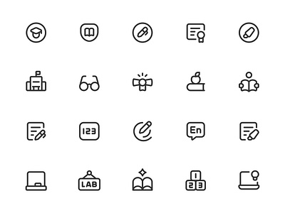 Myicons✨ — School, Learning vector line icons pack design system figma figma icons flat icons icon design icon pack icons icons design icons library icons pack interface icons line icons sketch icons ui ui design ui designer ui icons ui kit web design web designer