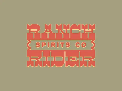 Ranch Rider Spirits Saloon Door design graphic design handlettering illustration lettering screenprint type typography western