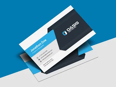 Business Card Template brand identity branding business business card business card mockups card design corporate design elegant identity minimalist modern personal identity simple design stationery vector design