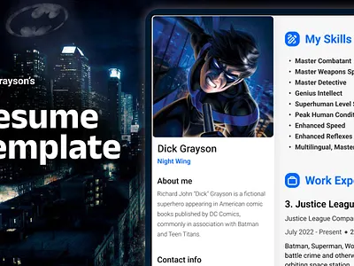Resume Template design resume resumetemplate template ui ux