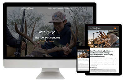 South Texas Hunting Outfitters - website web design