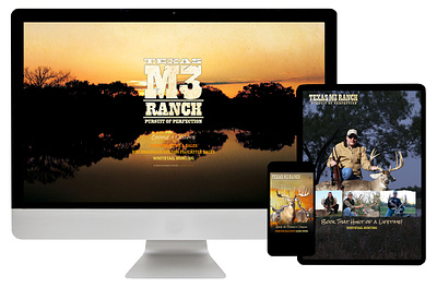 Texas M3 Ranch - website website design