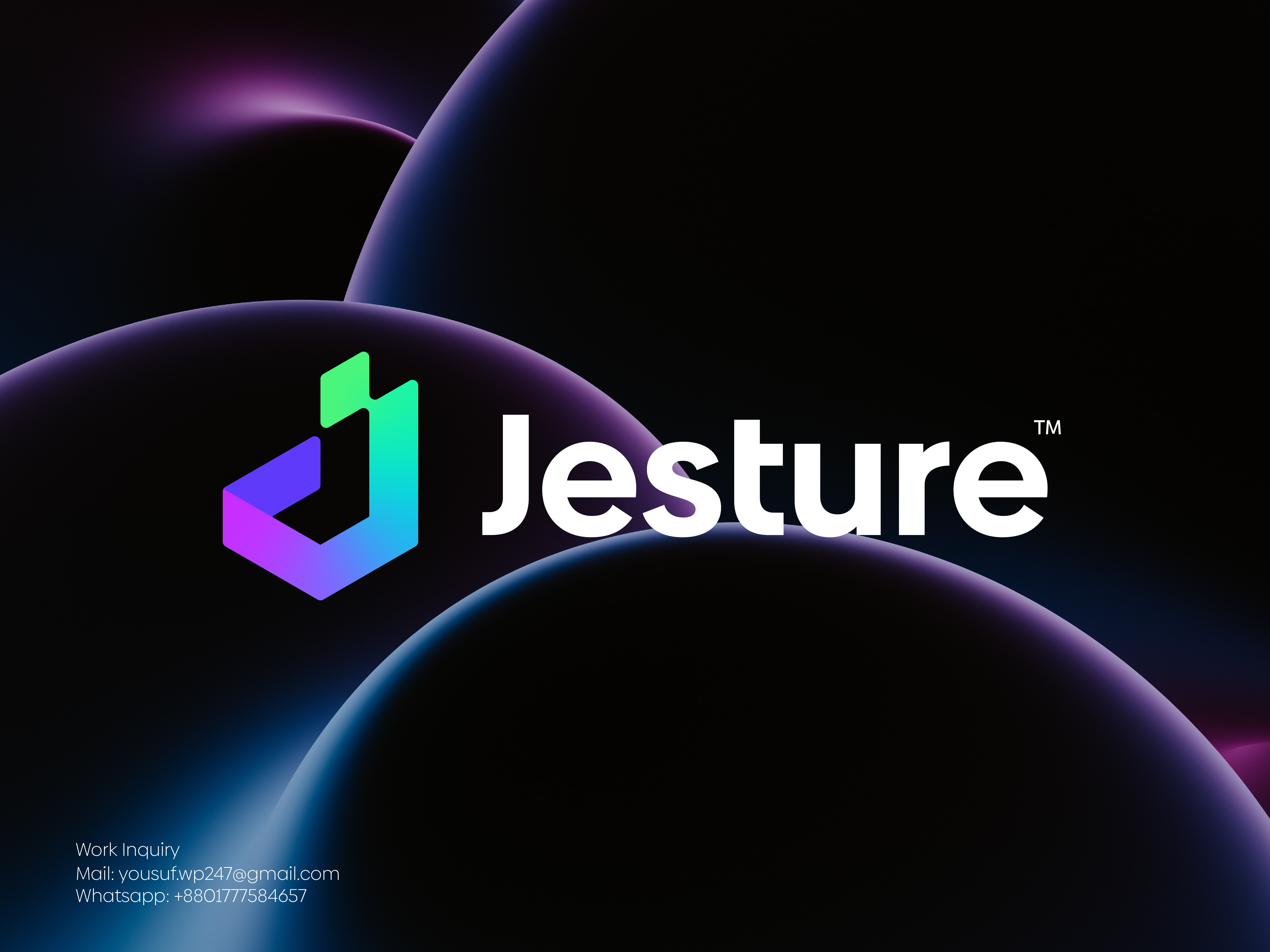 Jesture Logo Brand Identity Design | Technology Logo Concept By Sumon ...