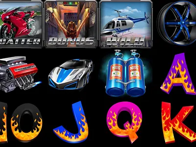 Set of slot symbols Animation animation animation art animation design gambling gambling art gambling design game art game design game designer motion graphics slot animated slot design slot symbols symbols animated symbols animation symbols art symbols design symbols development symbols slot