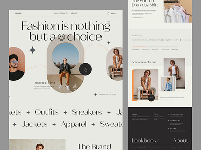 Manru- Fashion Website Homepage animation cloth store creative design dribbble ecommerce fashion fashion website landing page minimal popular shot saidul islam typography ui ui design uiux uxdesign visual design web header website design