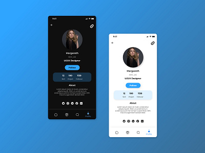 User Profile app branding dailyui design graphic design illustration logo motion graphics ui ux