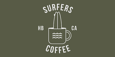 Surfers Coffee T-shirt Design Concept #1 art direction coffee coffee cup icon illustration print shirt surf surfboard surfer tshirt typography vector