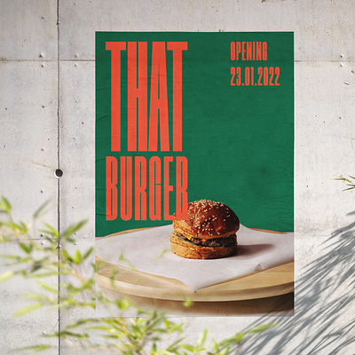 Case Study: Food Branding | That Burger branding design graphic design logo