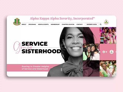 An elevated web presence for a 325,000 member sorority branding design ui ux webdesign webdevelopment website