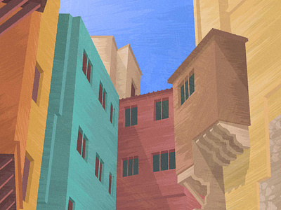 Guanajuato Poster Teaser art color pencil drawing guanajuato illustration mexican mexican poster mexican travel poster mexicana mexico painting poster retro poster san miguel de allende texture travel poster vintage poster