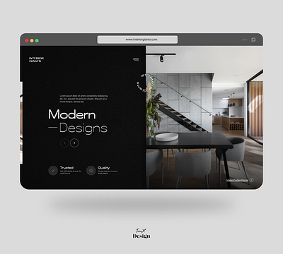 Interior design agency landing page agency design figma free furniture interior landing page ui uiux ux
