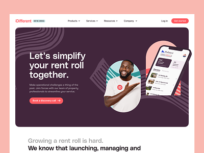 Brand & Landing page for :Different ads branding instagram ads landing landing page social social designs web design website