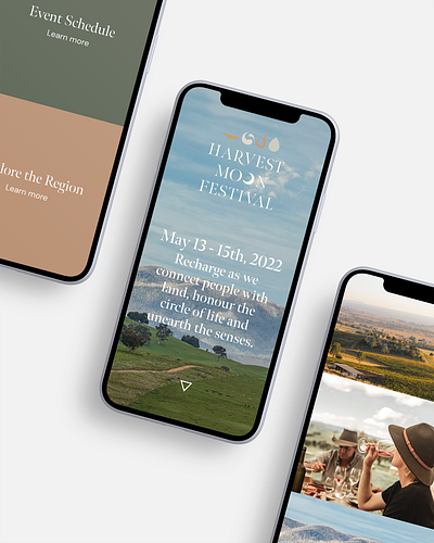 Harvest Moon Festival | Website Design branding design ui ux web web design web development website website design website development wordpress