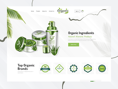 Organic Products body care landingpage natural natural products product organic uiuxdesigner webdesign webdesignagency webdesigncompany webdesigner webdesignerlife webdesigners webdesignservices webdesignspecialist webdesigntips websiteservices