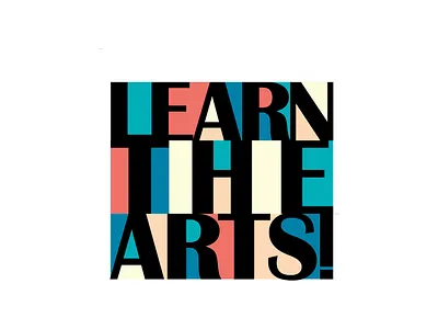 Learn the arts logotype art arts branding color colors design graphic design illustration learn logo theart typography vector