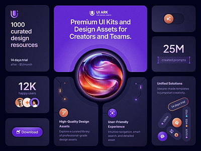 Introducing UI Ark – Your Ultimate UI Kit Store! 🔥 cleanlayout creativeportfolio designsystem dribbbleshots ecommercedesign figma landingpage minimaldesign saas typography ui uiark uikits uiux ux uxdesign webdesign webdevelopment