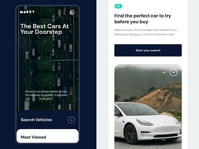 MARKT Mobile - Luxury Car Marketplace app cars clean design interaction design luxury mobile mobile app product design simple ui ui design uiux ux design web web app