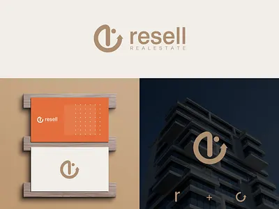 Resell branding building custom logo design home icon identity illustration logo logo mark realestate sell ui vector