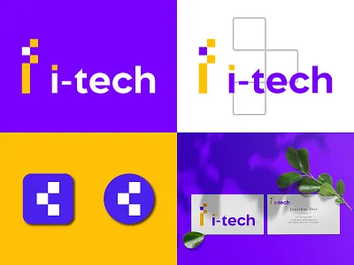 Tech Logo Design / Logo Design 3d app agency logo bitcoin blockchain branding custom logo daily logo challenge digital marketing ecommerce i tech identity logo lettermark logo logo design logo inspiration modern logo monogram start up logo tech logo technology
