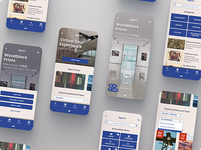 Case Study | Virtual Tour App: Gyarari app case study design product design ui ux