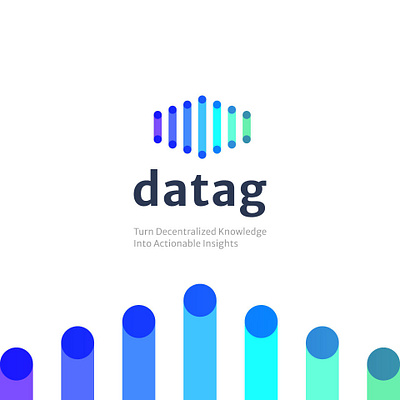DATAG Logo Design Proposal (Unused) abstract branding design geometric graphic design letter logo mark monogram simple simple logo symbol