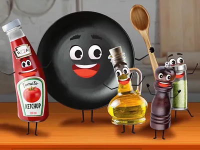 Wow Kitchen animation design illustration stop motion