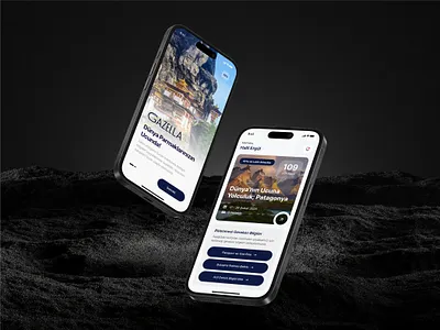 Gazella Tourism Mobile App Design app design graphic design ios mobile ui ux